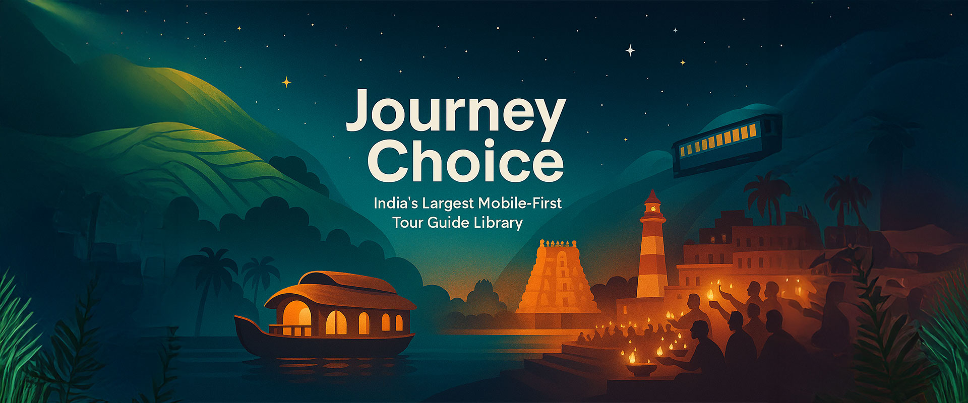 Preview collage of Journey Choice travel kits on mobile screens