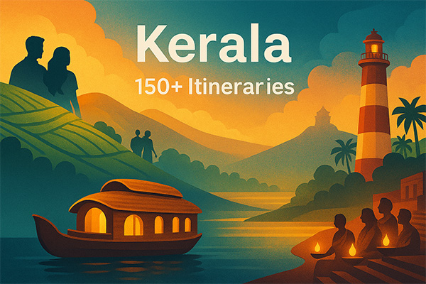 Kerala 150+ itineraries travel kit cover
